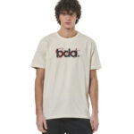 Body Action Logo T-Shirt Egret Ecru Ανδρικό Κοντομάνικο Εκρού