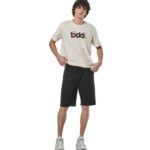 Body Action Logo T-Shirt Egret Ecru Ανδρικό Κοντομάνικο Εκρού