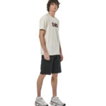 Body Action Logo T-Shirt Egret Ecru Ανδρικό Κοντομάνικο Εκρού