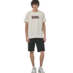 Body Action Logo T-Shirt Egret Ecru Ανδρικό Κοντομάνικο Εκρού