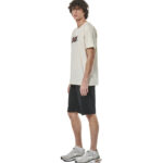Body Action Logo T-Shirt Egret Ecru Ανδρικό Κοντομάνικο Εκρού