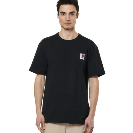 Body Action Relaxed Fit T-Shirt Black Ανδρική Κοντομάνικη Μαύρη