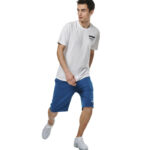 Body Action Slim Fit T-Shirt White Ανδρικό Κοντομάνικο Λευκό
