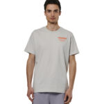 Body Action Slim Fit T-Shirt Mist Grey Ανδρικό Κοντομάνικο Γκρι