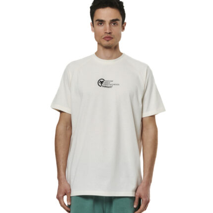 Body Action Classic Raglan T-Shirt White Alyssum Ανδρικό Κοντομάνικο Λευκό