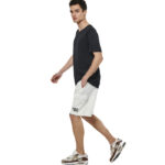 Body Action Modal Blend Raw Cut T-Shirt Black Ανδρικό Κοντομάνικο Μαύρο