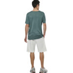 Body Action Modal Blend Raw Cut T-Shirt Pine Green Ανδρικό Κοντομάνικο Βεραμάν