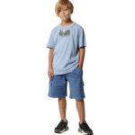 Body Action Short Sleeve Graphic T-Shirt Dusty Blue Παιδικό Κοντομάνικο Σιέλ