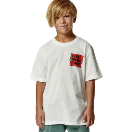 Body Action Short Sleeve Graphic T-Shirt White Alyssum Παιδικό Κοντομάνικο Λευκό