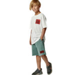 Body Action Short Sleeve Graphic T-Shirt White Alyssum Παιδικό Κοντομάνικο Λευκό