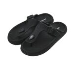 Body Action Sea Sandals Black Γυναικείες Σαγιονάρες Μαύρες