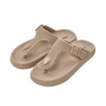 Body Action Sea Sandals Tan Beige Γυναικείες Σαγιονάρες Μπεζ