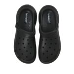Body Action All Terrain Sliders Black Γυναικεία Σαμπό Μαύρα