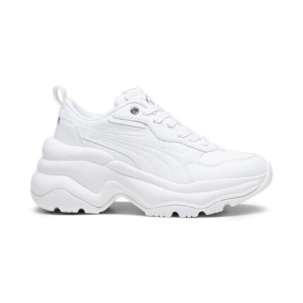 Puma Cilia Wedge Γυναικεία Chunky Sneakers Λευκά