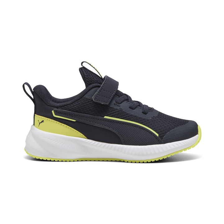 Puma Flyer 3 AC+ PS Παιδικά Παπούτσια Τρεξίματος Με Σκρατς Μαύρα / Λαχανί