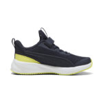 Puma Flyer 3 AC+ PS Παιδικά Παπούτσια Τρεξίματος Με Σκρατς Μαύρα / Λαχανί