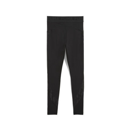 Puma Lace High-Waisted 7/8 Tights Γυναικείο Κολάν Μαύρο