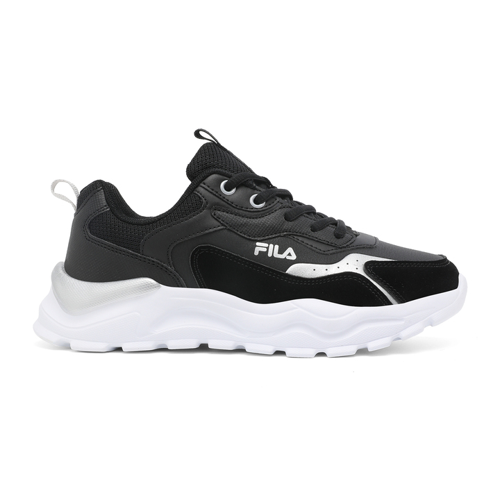 Fila Memory Sunstone 2 Γυναικεία Chunky Sneakers Μαύρα / Ασημί