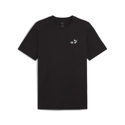 Puma Graphics Puma Back Tee Ανδρικό Κοντομάνικο Μαύρο