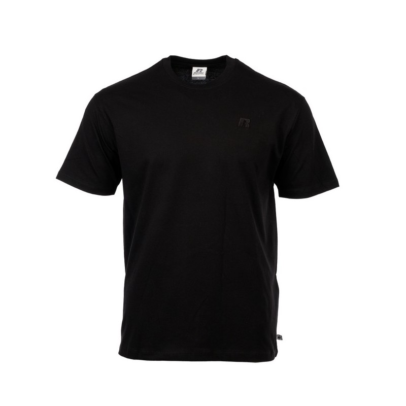 Russell Athletic Crewneck With Small Logo Embossed T-Shirt Ανδρικό Κοντομάνικο Μαύρο