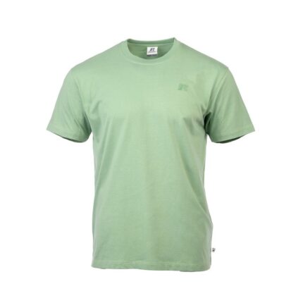 Russell Athletic Crewneck With Small Logo Embossed T-Shirt Ανδρικό Κοντομάνικο Φυστικί