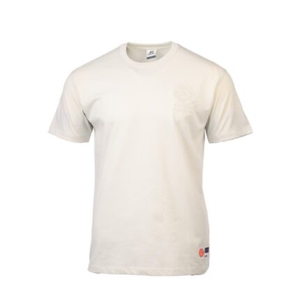 Russell Athletic Small Tonal Logo T-Shirt Ανδρικό Κοντομάνικο Εκρού