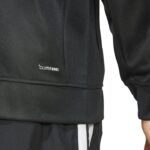 adidas Essentials 3-Stripes Training Track Top Ανδρική Ζακέτα Γυαλιστερή Μαύρη