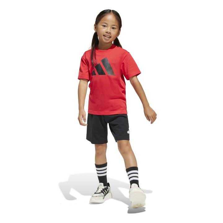 adidas Essentials Tee Set Kids Παιδικό Σετ Κόκκινο / Μαύρο