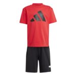 adidas Essentials Tee Set Kids Παιδικό Σετ Κόκκινο / Μαύρο