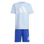 adidas Essentials Tee Set Kids Παιδικό Σετ Κοντομάνικο Σιέλ/ Μπλε
