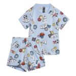 adidas Seasonal Essentials Fun Allover Print Set Kids Βρεφικό Σετ Σιελ