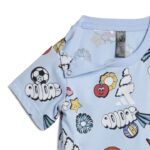 adidas Seasonal Essentials Fun Allover Print Set Kids Βρεφικό Σετ Σιελ