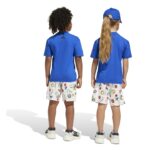 adidas Seasonal Essentials Fun Tee Set Kids Παιδικό Σετ Μπλε / Λευκό