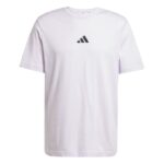 adidas Essentials Small Logo Single Jersey Tee Ανδρική Κοντομάνικη Λιλά