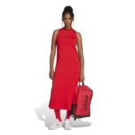 adidas Essentials 3-Stripes Long Racerback Dress Γυναικείο Φόρεμα Κόκκινο