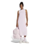 adidas Essentials 3-Stripes Long Racerback Dress Γυναικείο Φόρεμα Ροζ