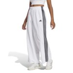 adidas Essentials 3-Stripes Lifestyle Woven Parachute Pants Παντελόνι Γυναικείας Φόρμας Λευκό