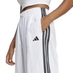 adidas Essentials 3-Stripes Lifestyle Woven Parachute Pants Παντελόνι Γυναικείας Φόρμας Λευκό