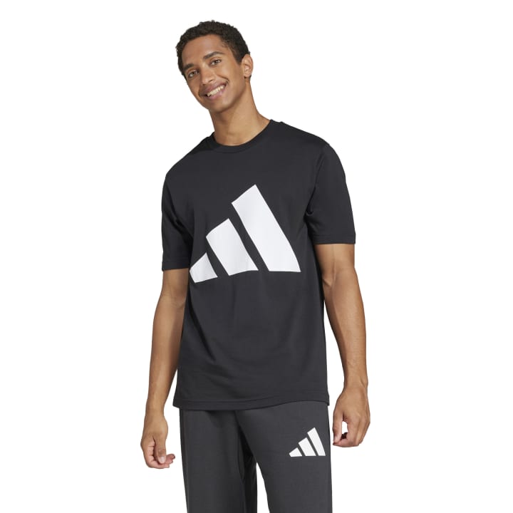 adidas Essentials Big Logo Tee Ανδρικό Κοντομάνικο Μαύρο