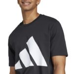 adidas Essentials Big Logo Tee Ανδρικό Κοντομάνικο Μαύρο