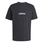 adidas Essentials Linear Single Jersey Tee Ανδρικό Κοντομάνικο Μαύρο