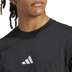 adidas Essentials Small Logo Single Jersey Tee Ανδρικό Κοντομάνικο Μαύρο