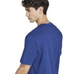 adidas Essentials Small Logo Single Jersey Tee Ανδρική Κοντομάνικη Μπλε
