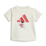 adidas X Disney Mickey Mouse T-Shirt Set Βρεφικό Σετ Λευκό / Κόκκινο