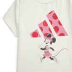 adidas x Disney Minnie Mouse T-shirt Set Βρεφικό Σετ Λευκό / Ροζ