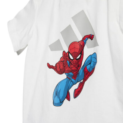 adidas x Marvel Spiderman T-Shirt Set Βρεφικό Σετ Λευκό Κόκκινο
