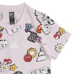 adidas Seasonal Essentials Fun Allover Print Set Kids Βρεφικό Σετ Ροζ