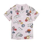 adidas Seasonal Essentials Fun Allover Print Set Kids Βρεφικό Σετ Ροζ