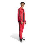 adidas Sportswear Basic 3-Stripes Tricot Track Suit Σετ Φόρμας Γυαλιστερό Κόκκινο