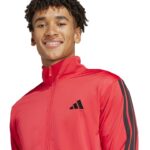 adidas Sportswear Basic 3-Stripes Tricot Track Suit Σετ Φόρμας Γυαλιστερό Κόκκινο